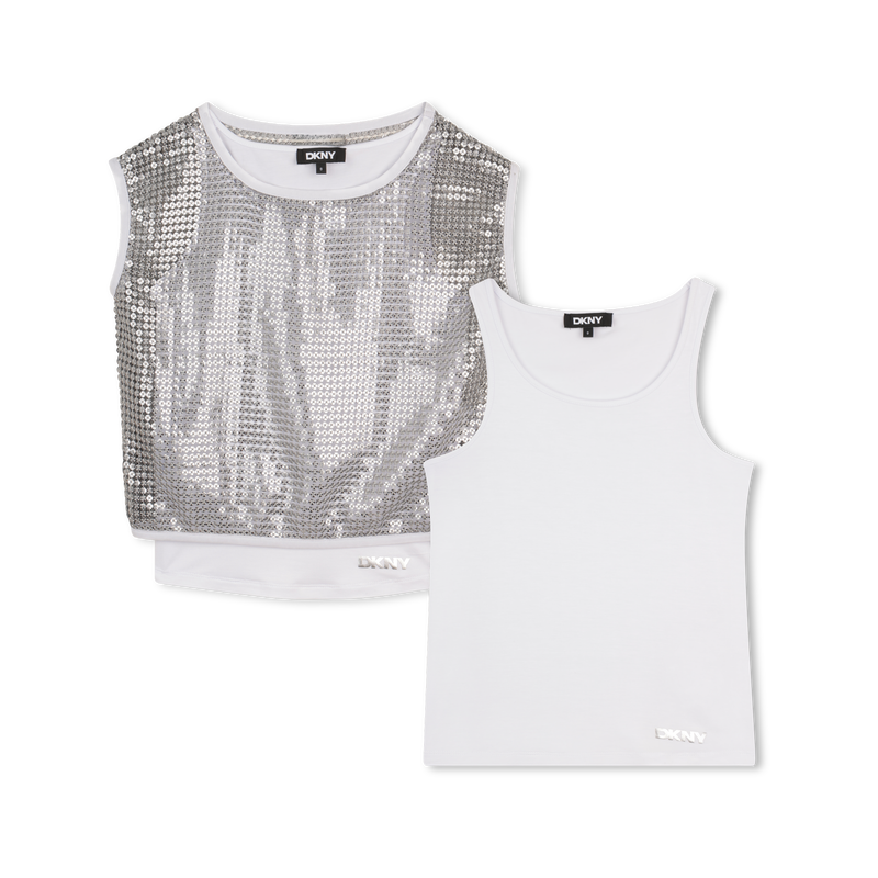 T-shirt 2 em 1 DKNY 
                        GIRL
