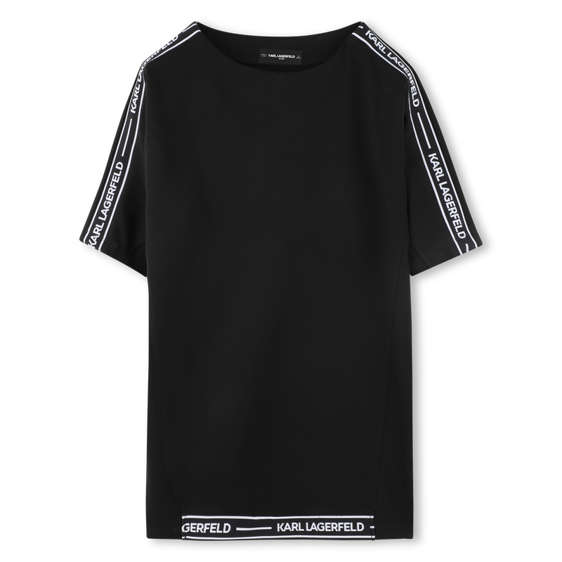 Short-sleeved dress KARL LAGERFELD KIDS 
                    GIRL