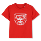 T-shirt de manga curta, VERMELHO, hi-res