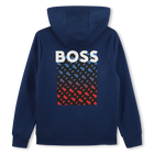 SWEAT COM CAPUCHA BOSS 
                    MENINO