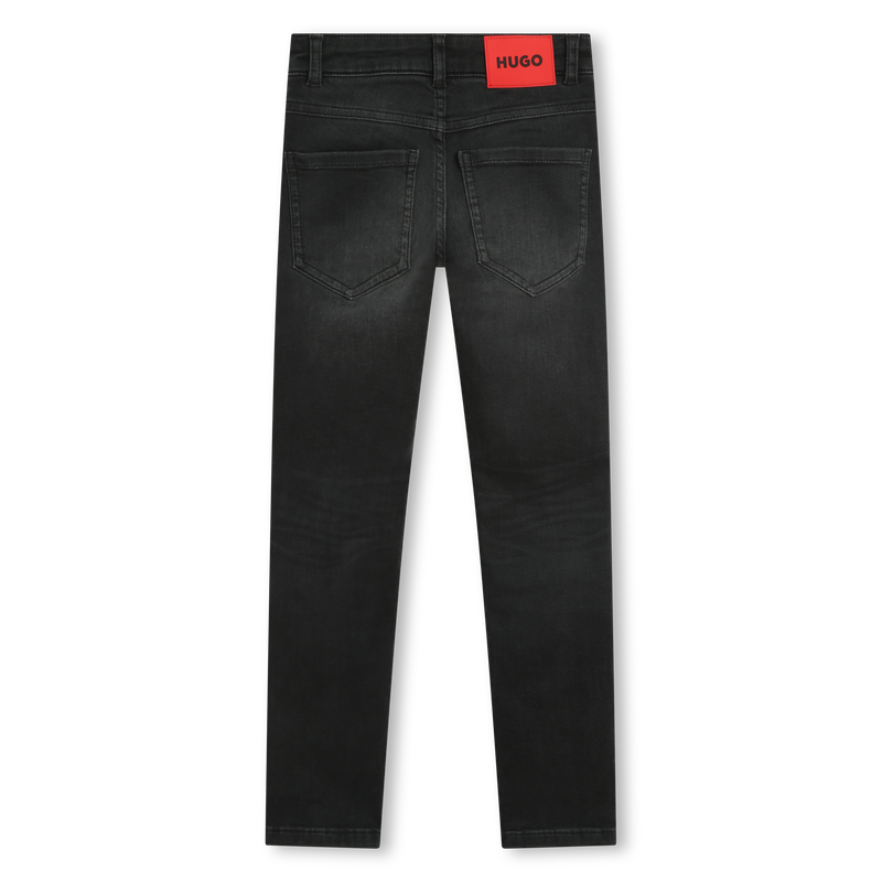Jeans elásticos com 5 bolsos HUGO 
                    BOY