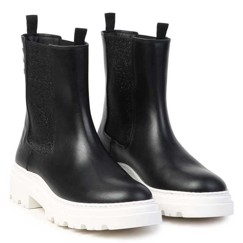Botins em pele KARL LAGERFELD KIDS 
                        GIRL