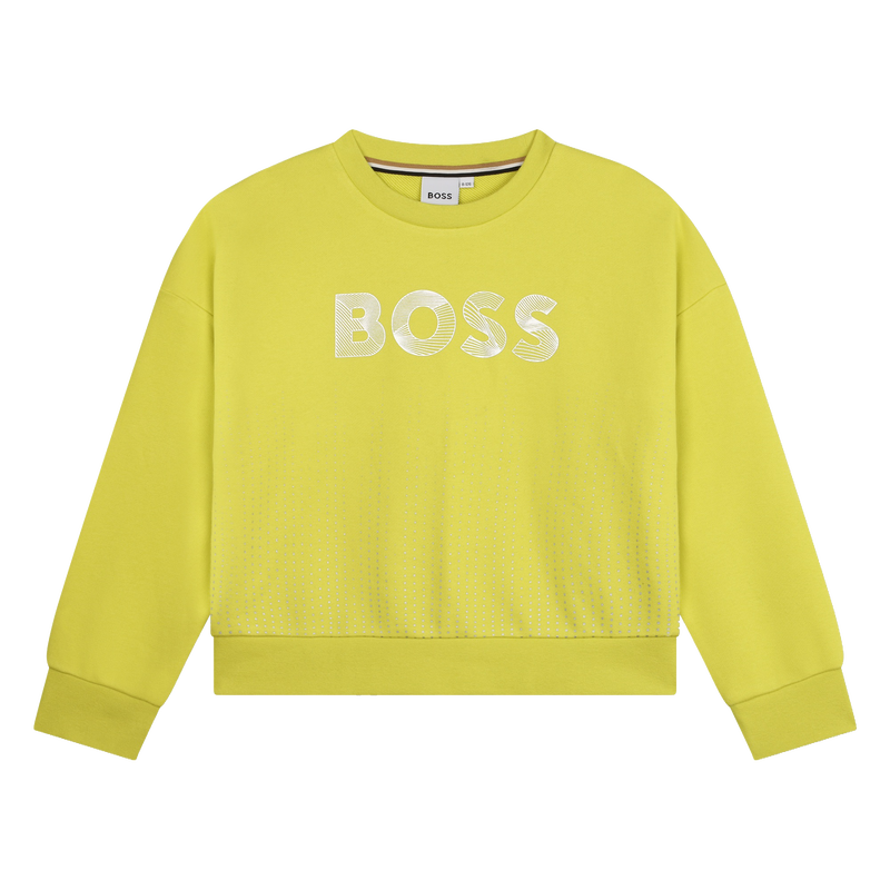 Sweatshirt em moletão BOSS 
                    GIRL