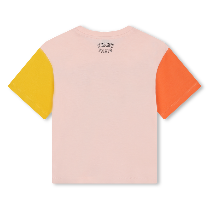 T-shirt com mangas contraste KENZO KIDS 
                    GIRL