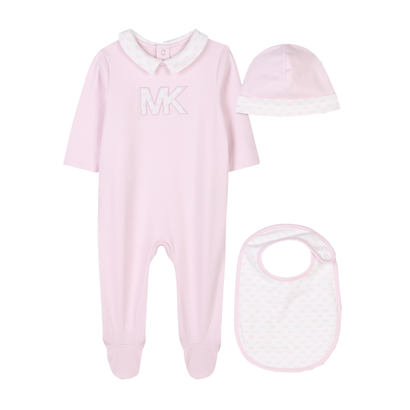 Pijama, gorro e babete algod&atilde;o MICHAEL KORS 
                        UNISEX
