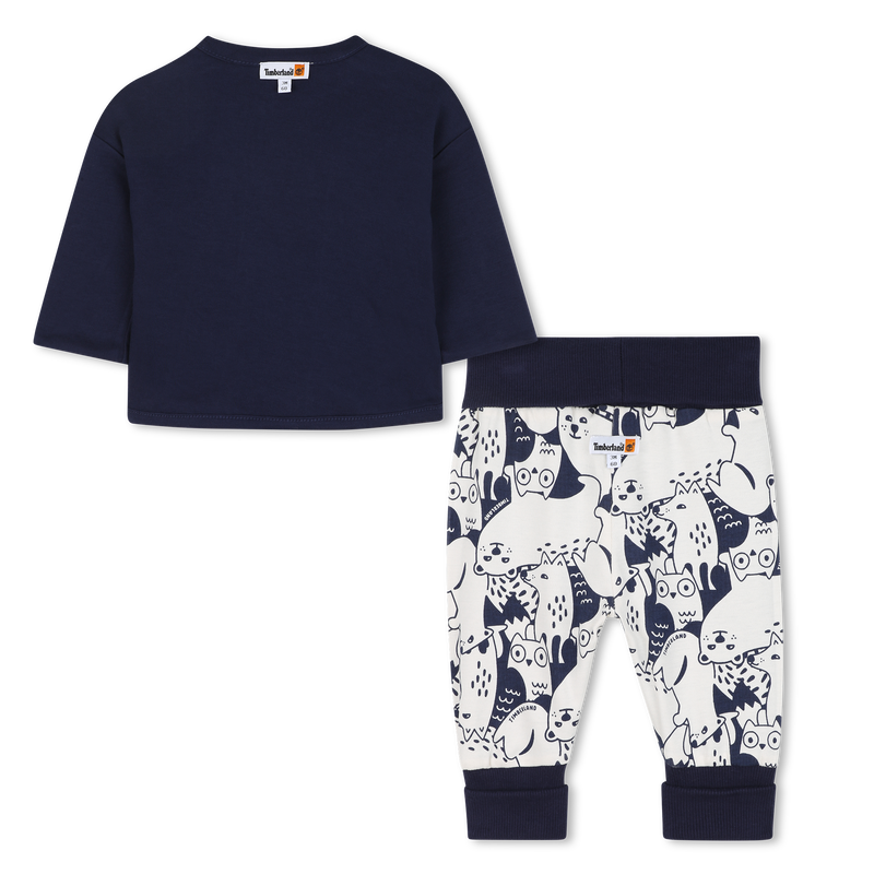 Camiseta e calça de pressão TIMBERLAND 
                    BOY