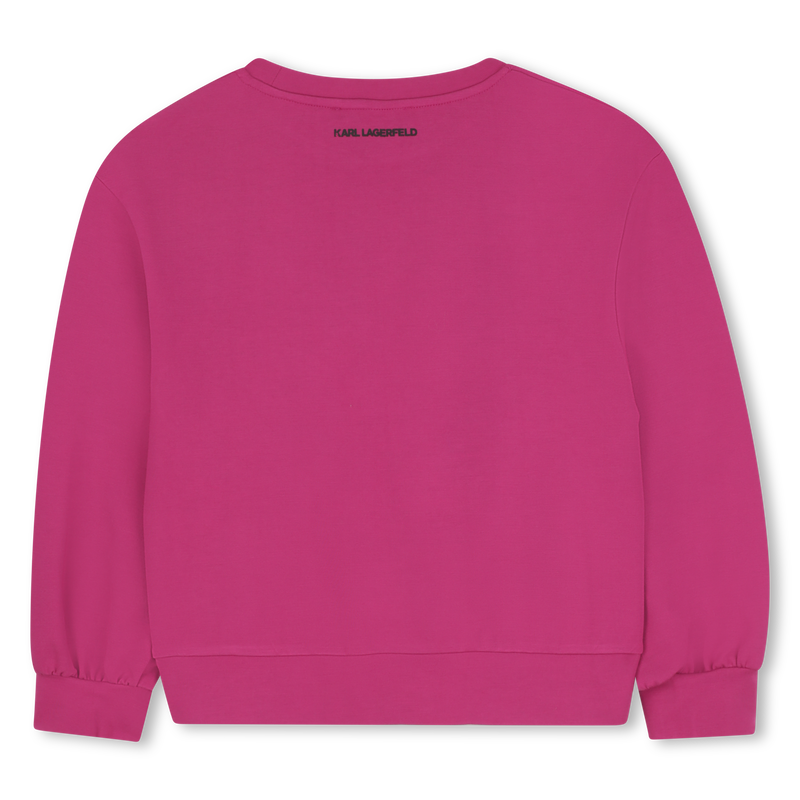 Sweatshirt de manga comprida KARL LAGERFELD KIDS 
                    GIRL