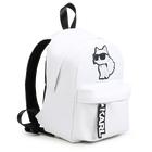 Mochila pequena com emblema KARL LAGERFELD KIDS 
                    GIRL