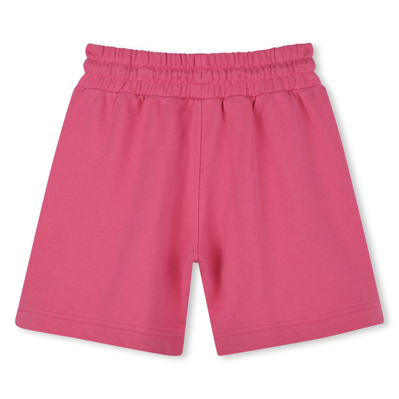 Bermudas em molet&atilde;o com bolsos HUGO 
                        GIRL