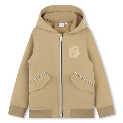 Cardigan com capuz e fecho BOSS BOY