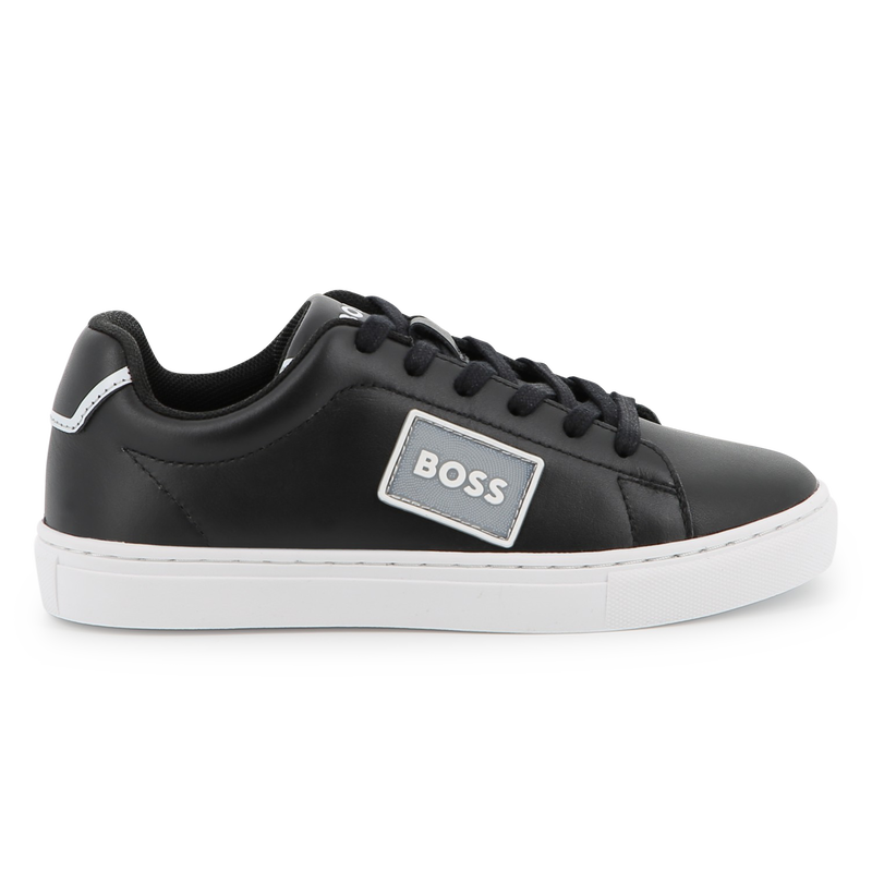 T&ecirc;nis de couro bovino BOSS 
                        BOY