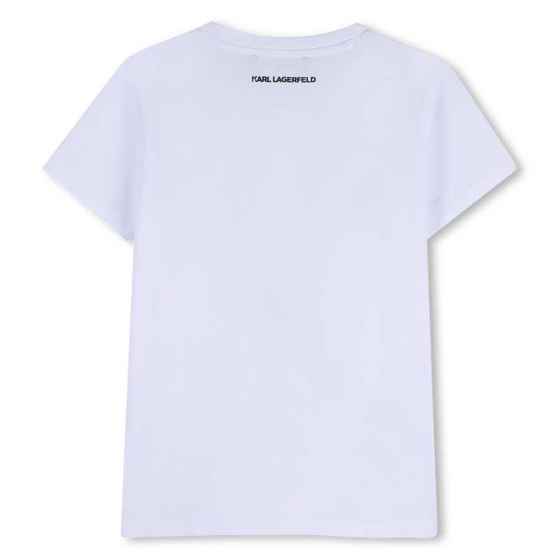 T-SHIRT DE MANGA CURTA KARL LAGERFELD KIDS 
                        GIRL