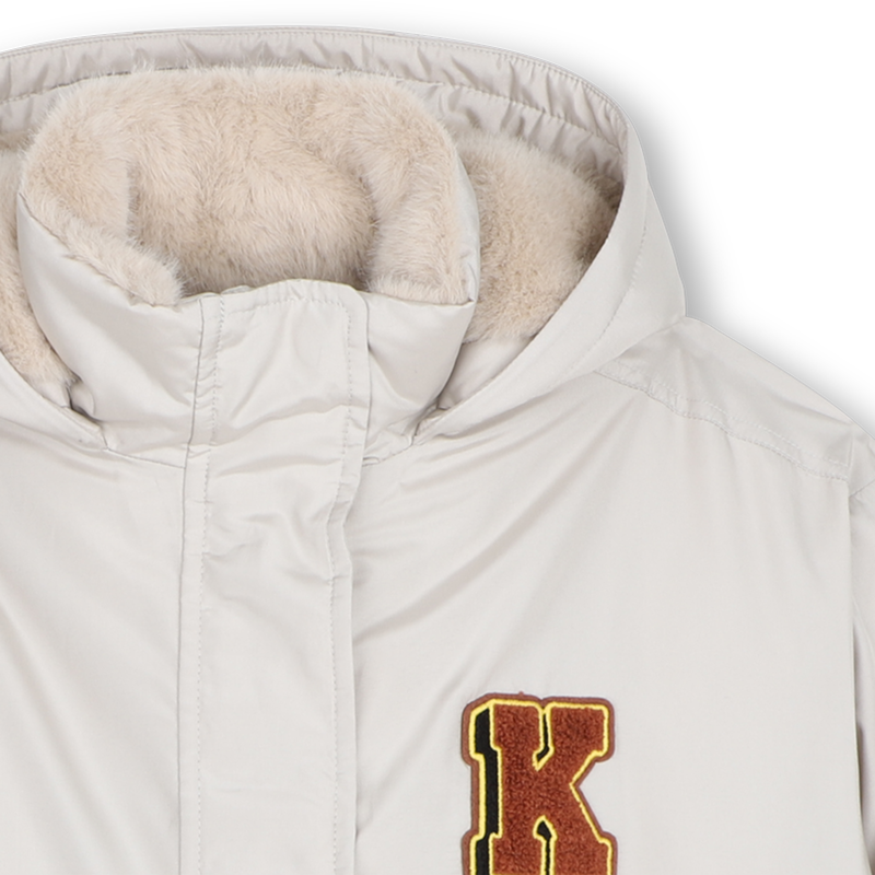 Parka com capuz KENZO KIDS 
                        GIRL