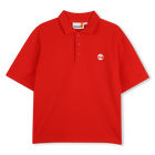 Polo de manga curta, VERMELHO, hi-res