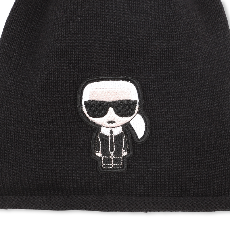 Gorro de malha KARL LAGERFELD KIDS 
                        GIRL