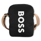 Mala a tiracolo com textura BOSS 
                    BOY