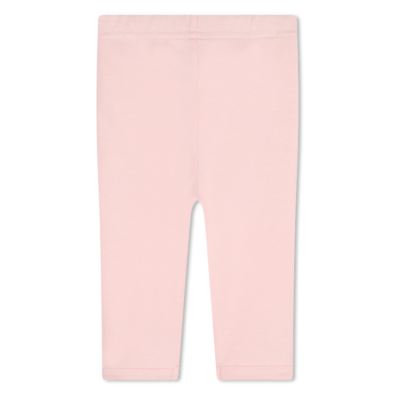 Vestido e leggings em algod&atilde;o KENZO KIDS 
                        GIRL