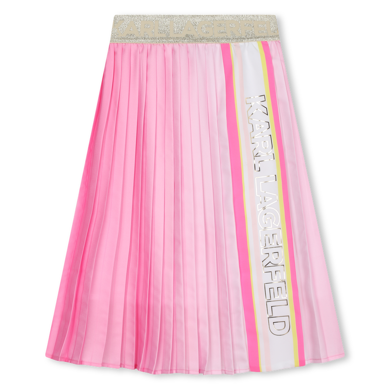 Color Gradient Pleated Skirt KARL LAGERFELD KIDS 
                    GIRL