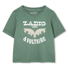 T-shirt de corte reto, MURTA, hi-res