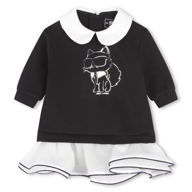 Vestido tutu de cintura baixa KARL LAGERFELD KIDS 
                        GIRL