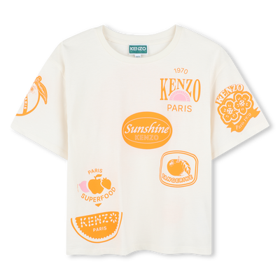 T-shirt de mangas curtas KENZO KIDS GIRL