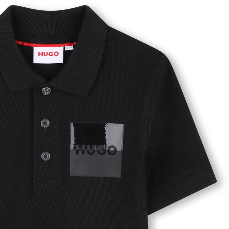 Camisa pólo de manga curta HUGO 
                    BOY
