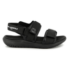 Sand&aacute;lias de couro com velcro KARL LAGERFELD KIDS 
                    BOY