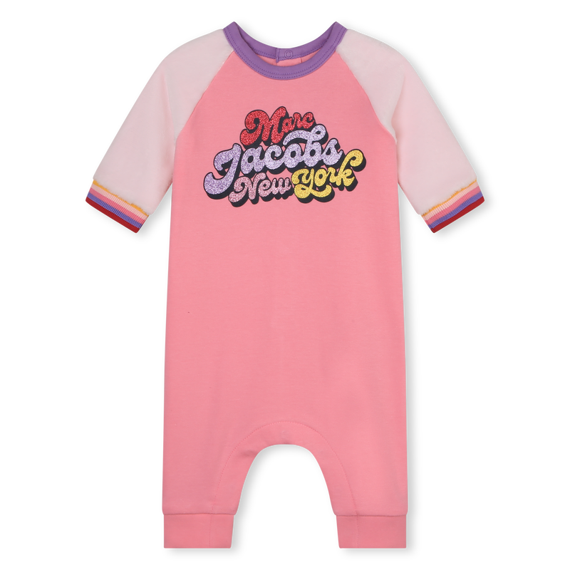 Cotton and fleece onesie THE MARC JACOBS 
                    UNISEX