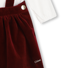 Conjunto vestido e camiseta CHLOE 
                    MENINA