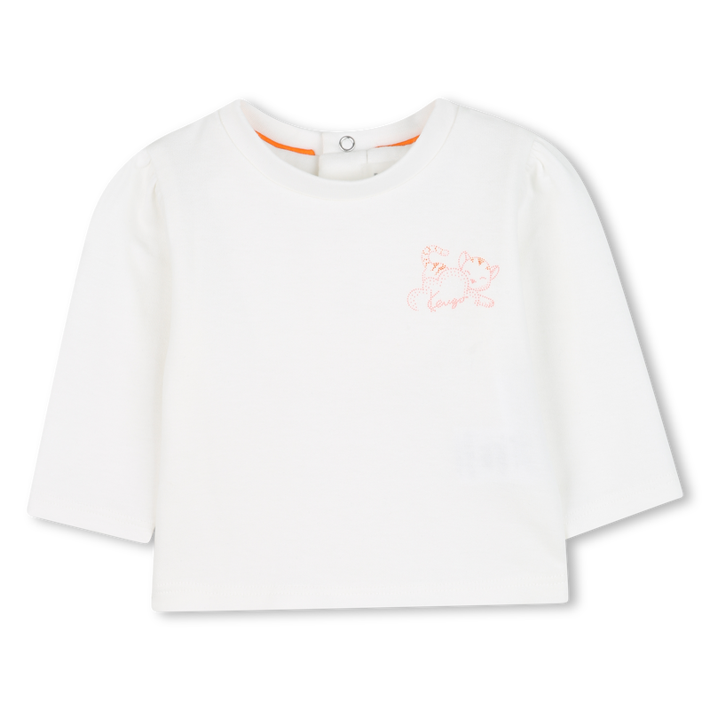 Conjunto de camiseta + macac&atilde;o KENZO KIDS 
                        GIRL