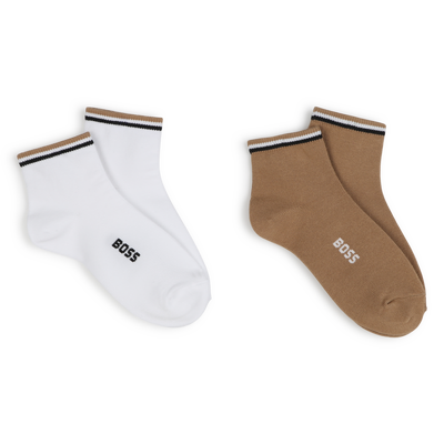 Lote de 2 pares de soquetes BOSS MENINO