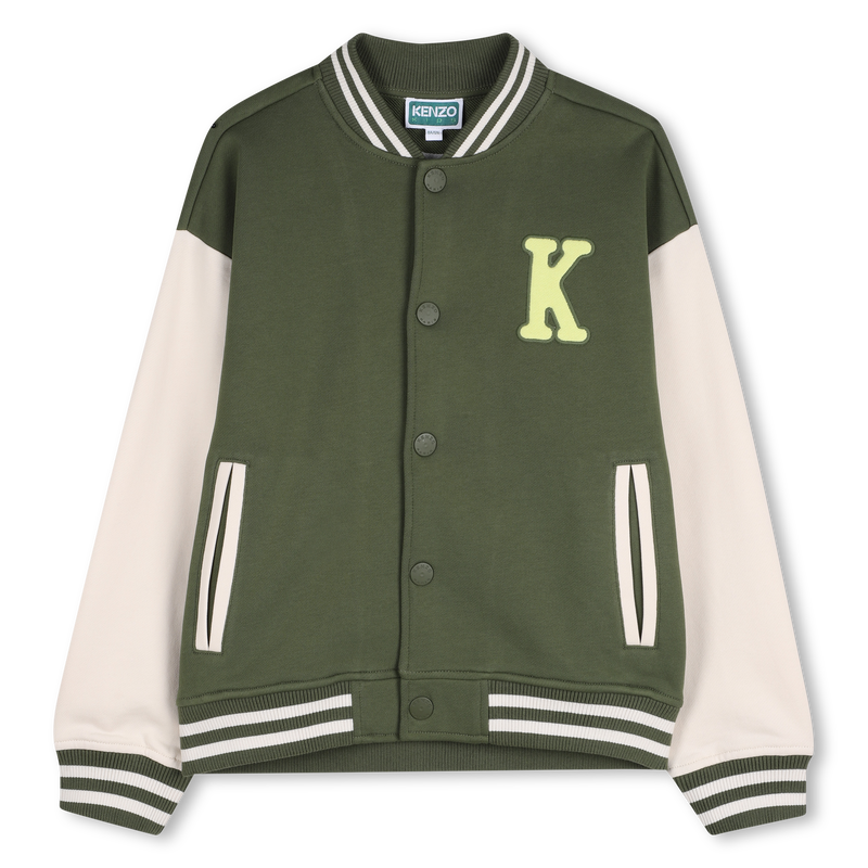 CAMISOLA DE JOGGING COM FECHO ZIP KENZO KIDS 
                        BOY