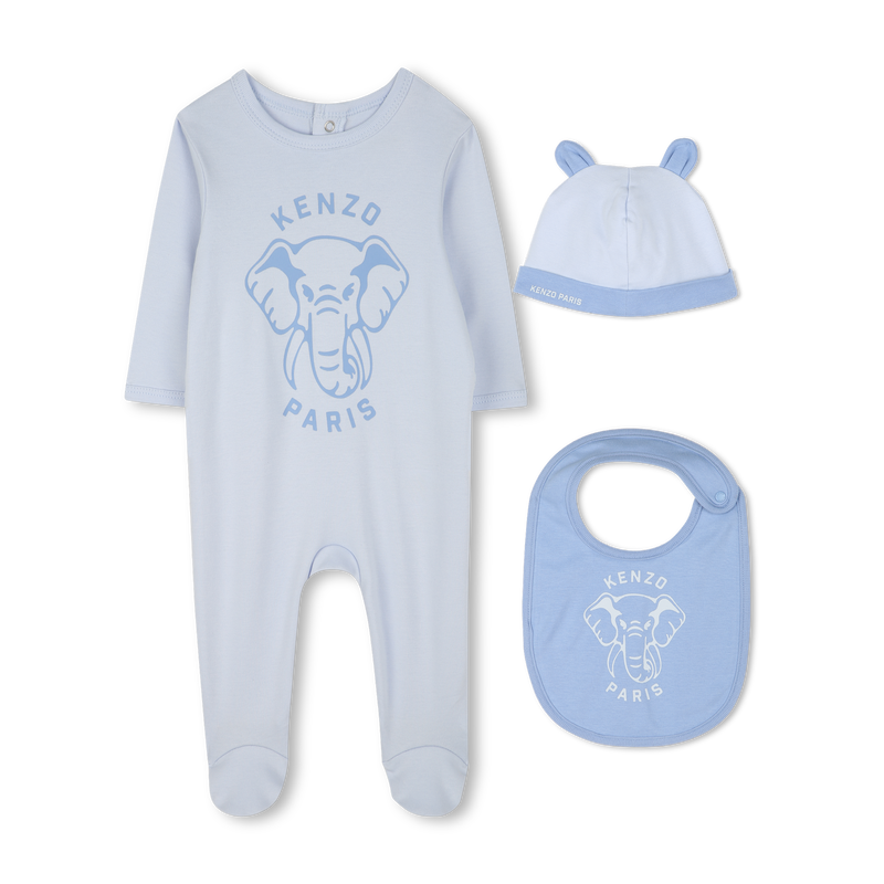 Pijama + chapéu + conjunto babador KENZO KIDS 
                    UNISEX