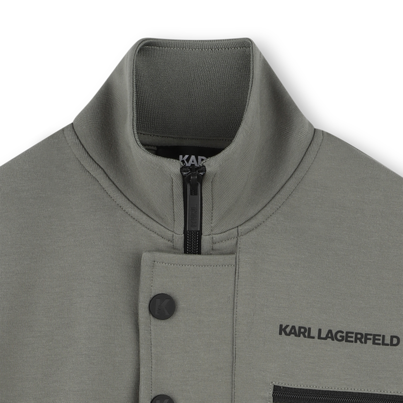 Cardig&atilde; de jogging KARL LAGERFELD KIDS 
                        BOY