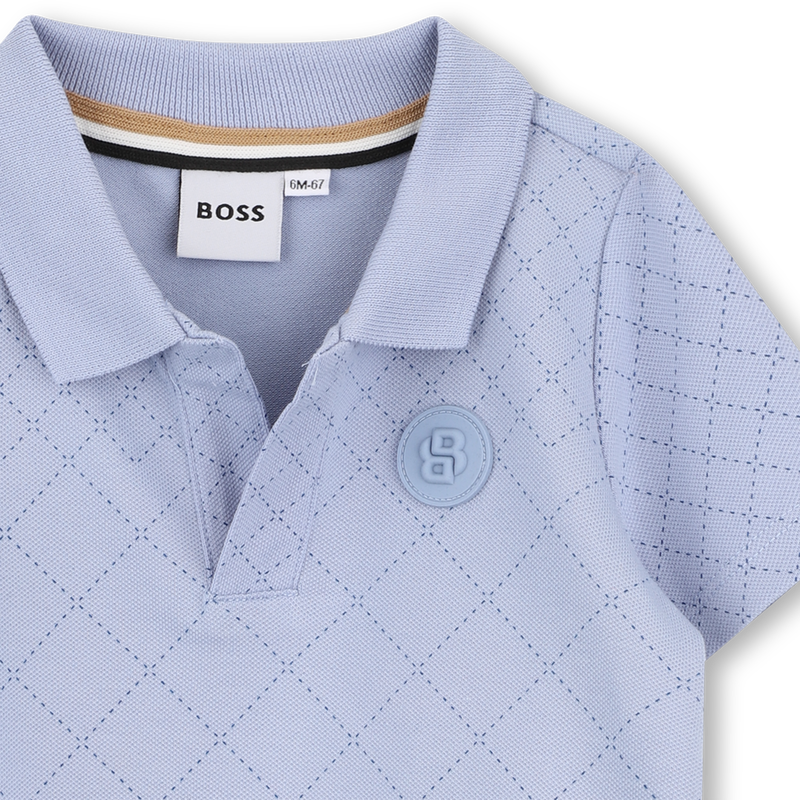 Camisa polo de manga curta BOSS 
                        BOY