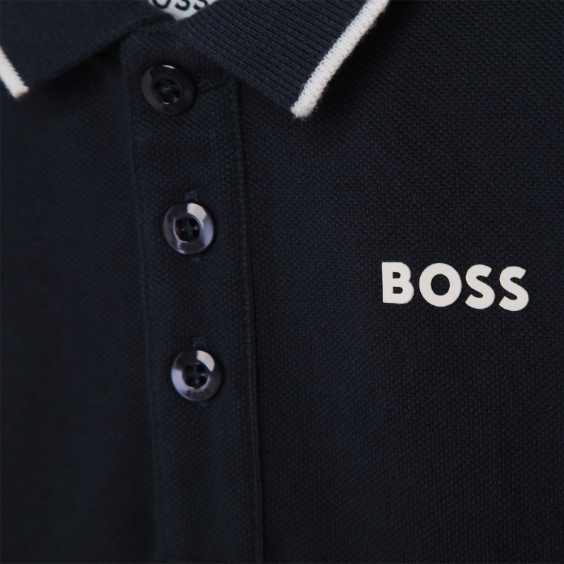Polo de manga curta BOSS 
                        BOY