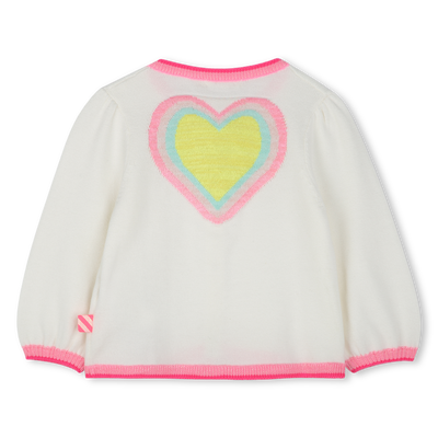 Cardig&atilde; de algod&atilde;o com bot&otilde;es BILLIEBLUSH GIRL