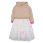 Vestido bimaterial BILLIEBLUSH 
                    GIRL