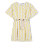 Maxi vestido de algod&atilde;o KIDS AROUND 
                    GIRL