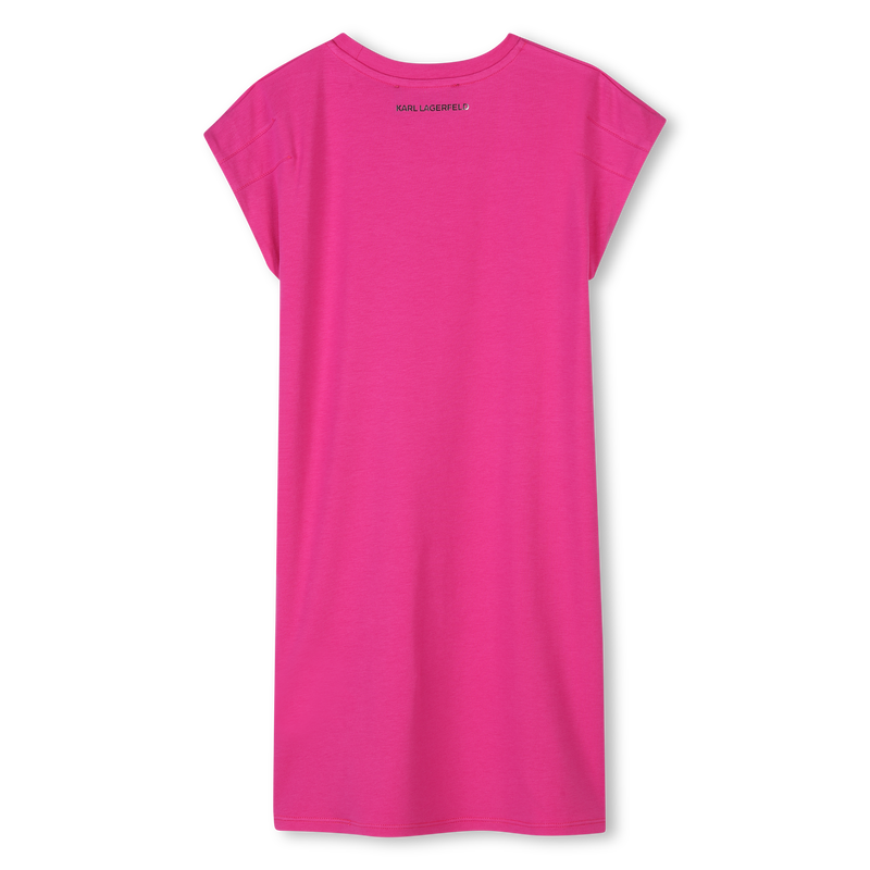 Vestido de manga curta KARL LAGERFELD KIDS 
                        GIRL