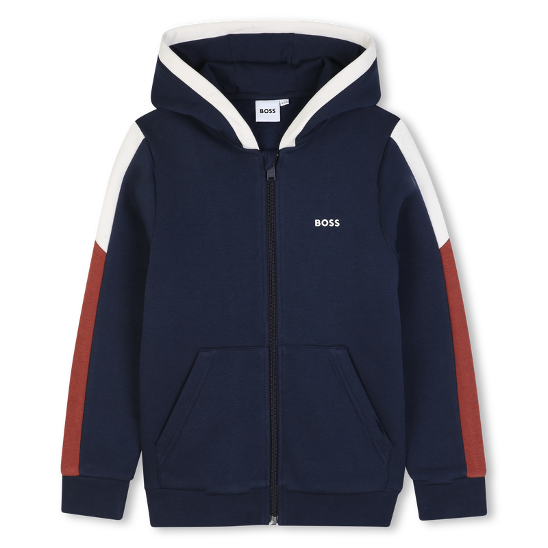 Cardigan  com capuz BOSS 
                        MENINO