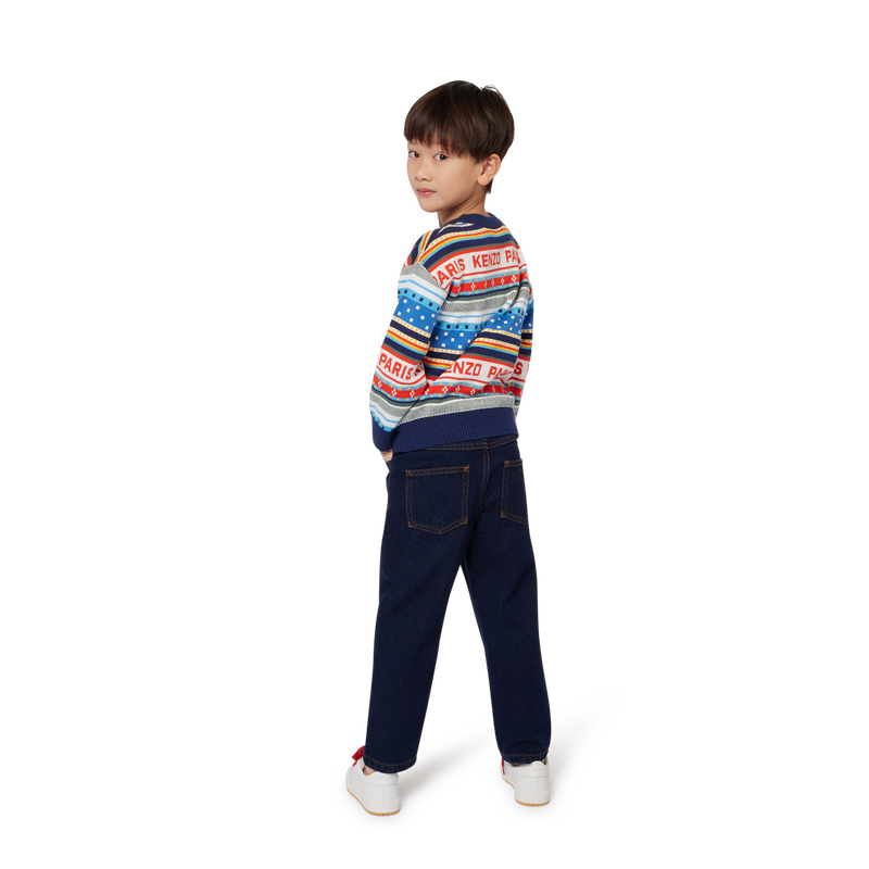 Five-Pocket Cotton Jeans KENZO KIDS 
                    UNISEX