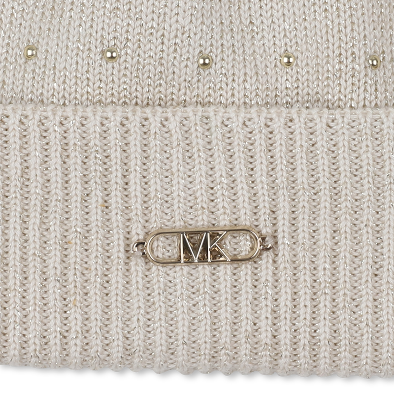 Gorro de malha com pompom MICHAEL KORS 
                    GIRL