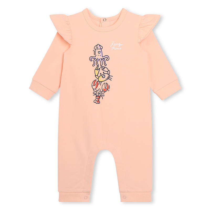 Macacão em moletão KENZO KIDS 
                    GIRL