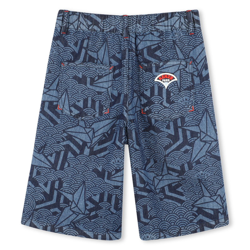 Bermudas de ganga estampadas KENZO KIDS 
                        MENINO