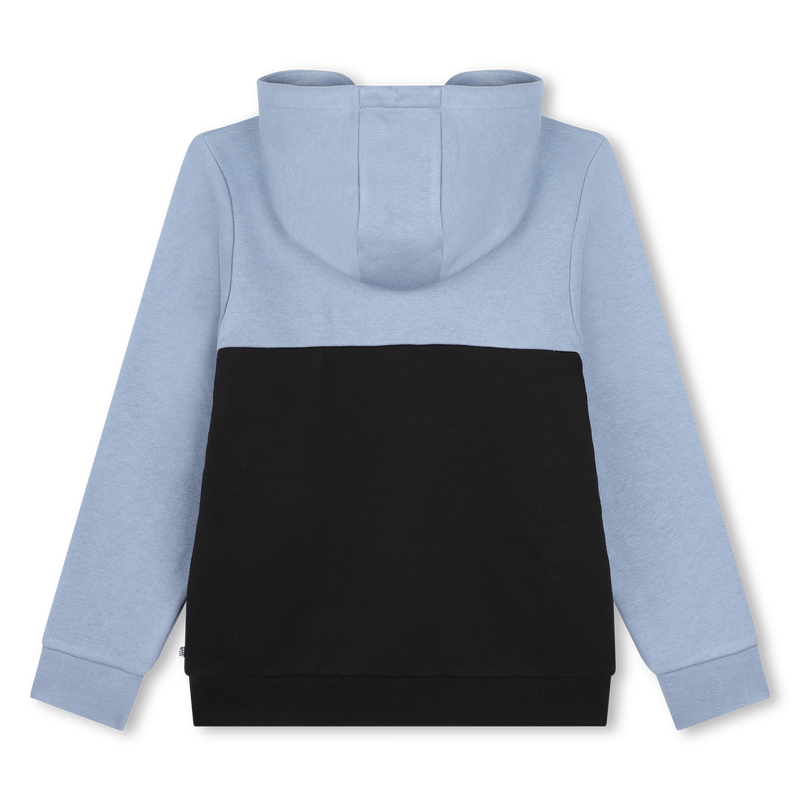 Cardig&atilde; com fecho e capuz BOSS 
                        BOY