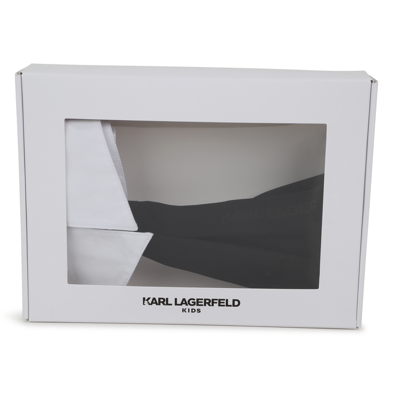 Gravata em tons dois KARL LAGERFELD KIDS 
                        GIRL