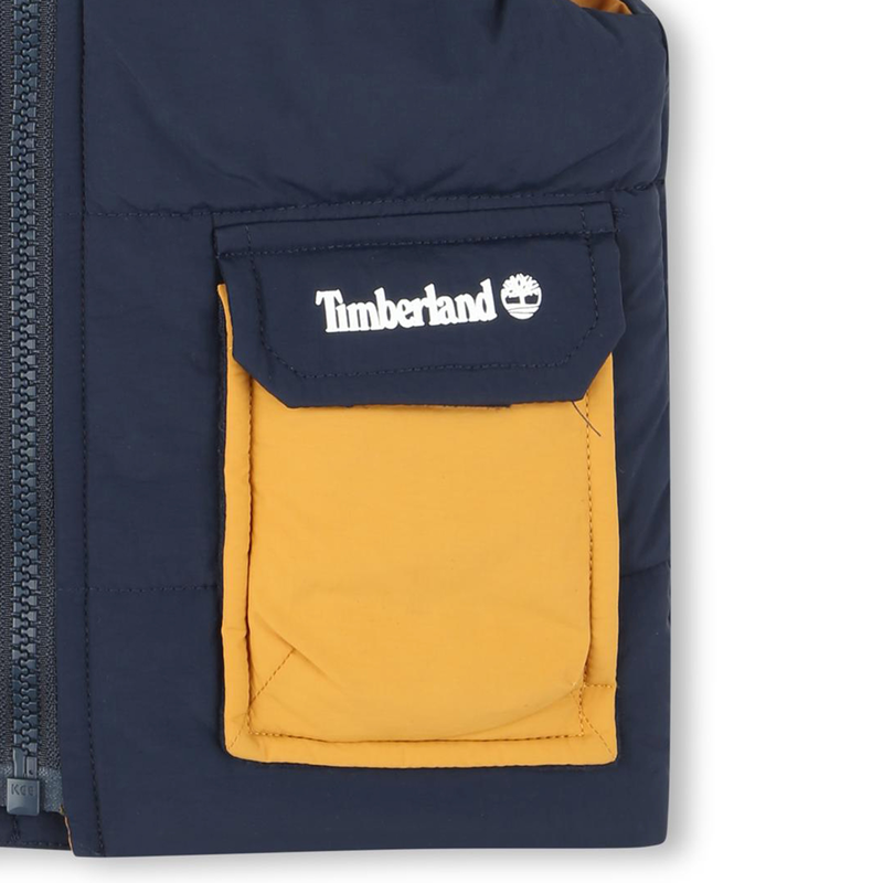 Sleeveless Zip-Up Puffer TIMBERLAND 
                    BOY