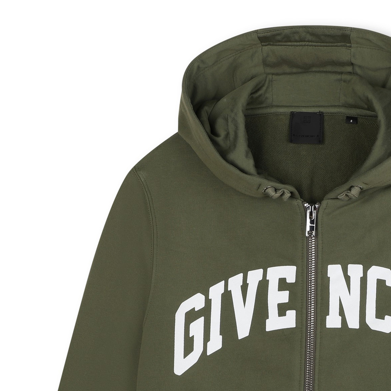 Cardigã com capuz GIVENCHY 
                    BOY