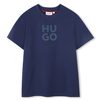 T-shirt manga curta em algod&atilde;o HUGO BOY